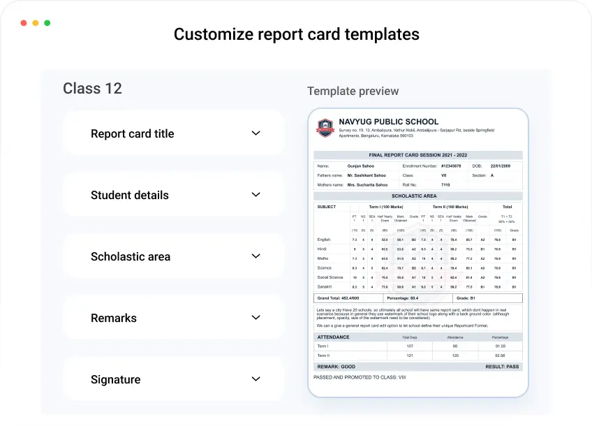 Best Report Card