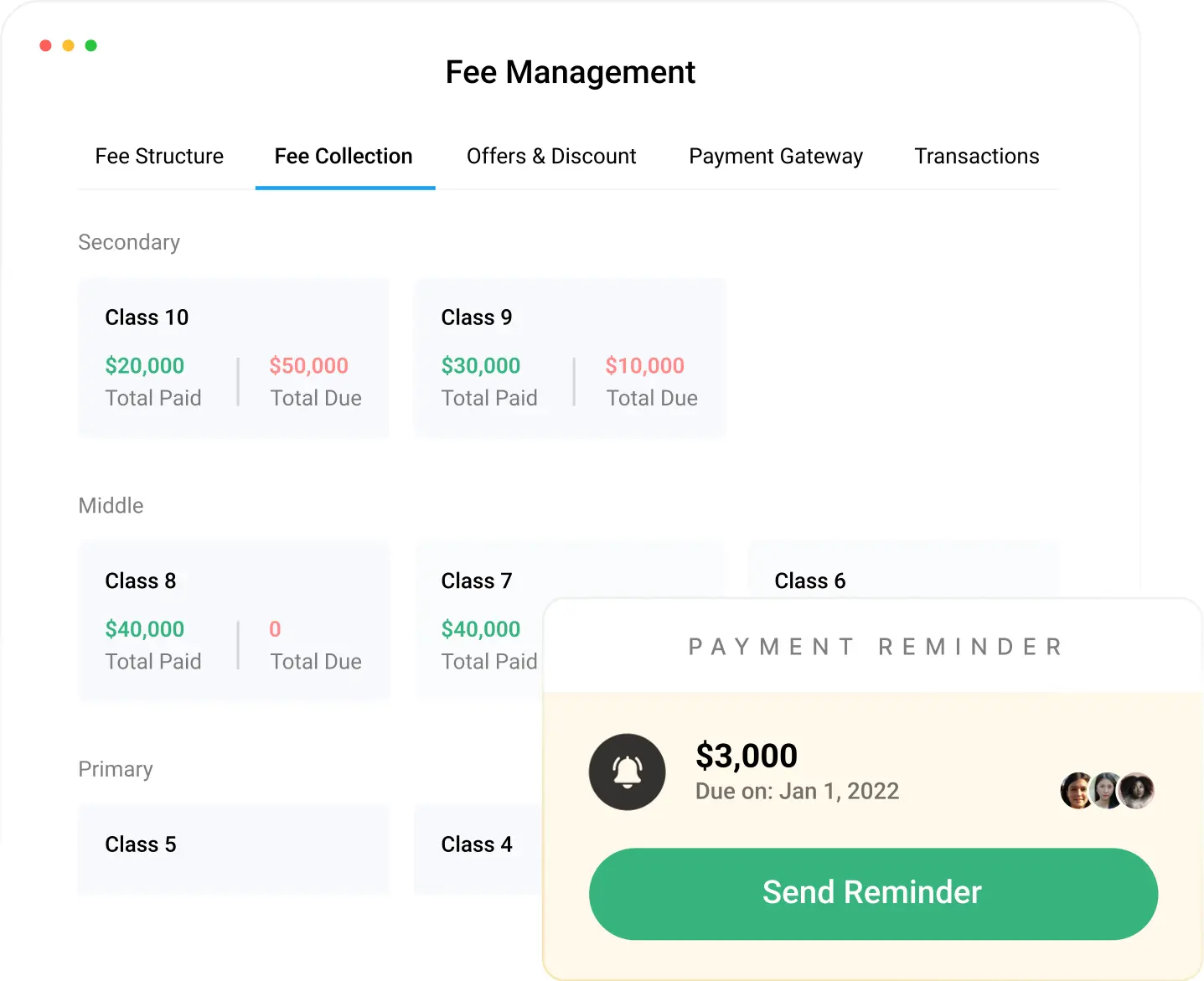 Fee Management System Banner | Teachmint